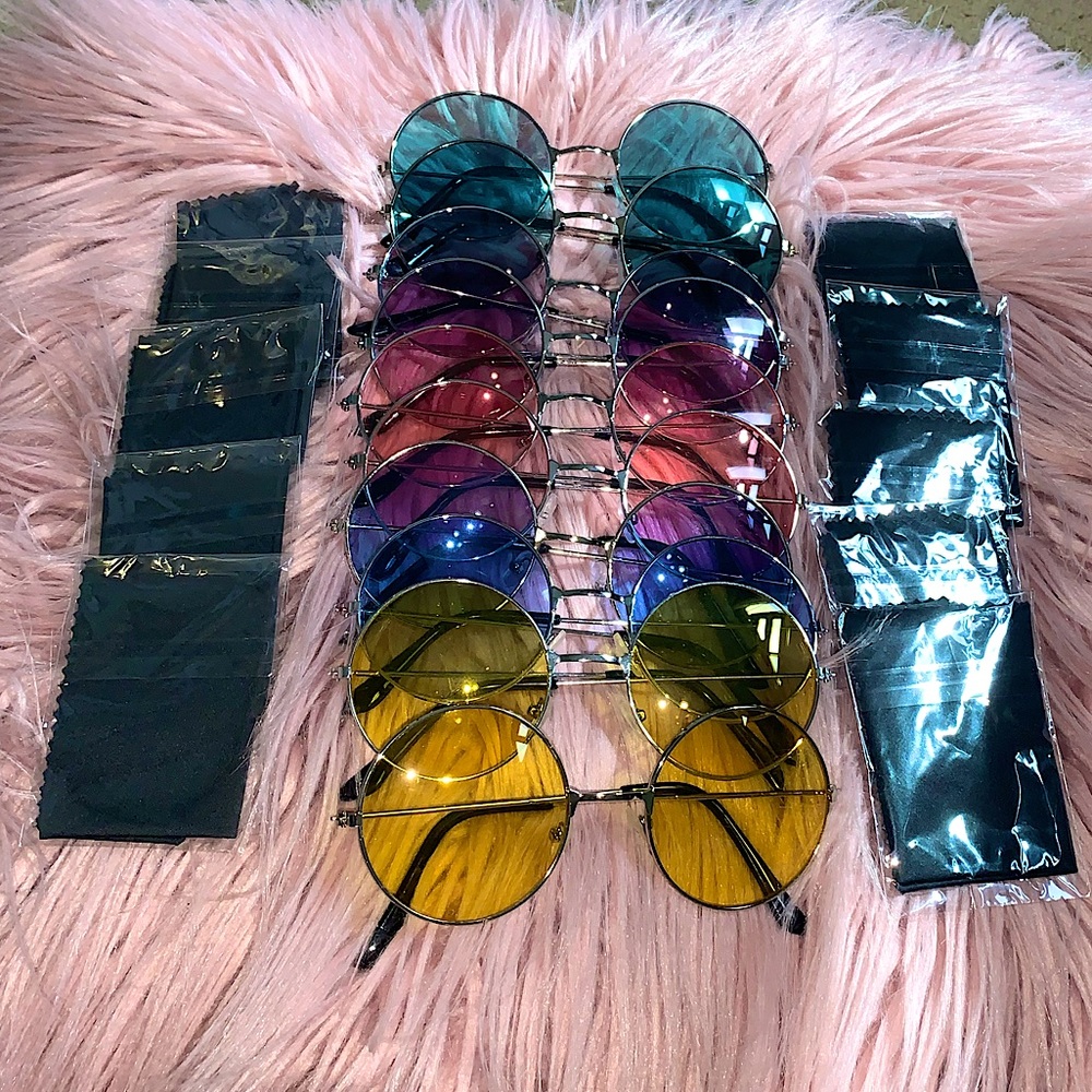 10 PAIR FUN & FUNKY PARTY GLASSES